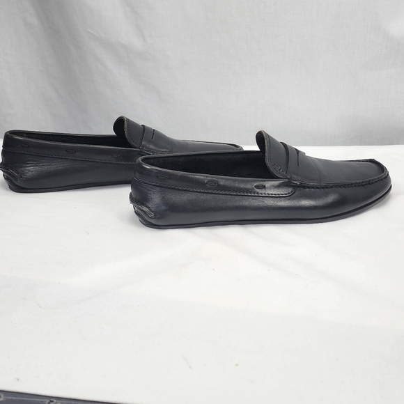 Prada Black Leather Loafers (1102) Men's Prada Size 8 US 9 - Picture 3 of 10